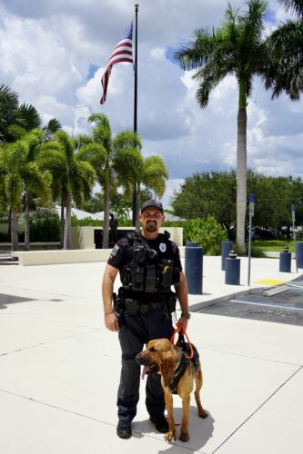 CCPD has new recruit:  A bloodhound named  Roo to track missing & endangered individuals